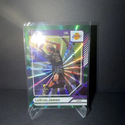 2024-25 Panini Donruss - LeBron James #19 Holo Green Laser - Image 1 of 2