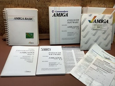 Amiga Basic Coil Bound Softcover Book Microsoft Basic For The Amiga Commodore - Image 1 of 4