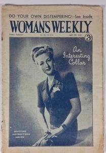 Rare Womans Weekly Magazine - July 1945. Female Interest & Social History! - Picture 1 of 11