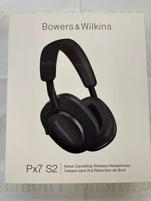 Bowers & Wilkins PX7 S2 Black Over-Ear Headphones with Carry Case - complete set - Image 1 of 4