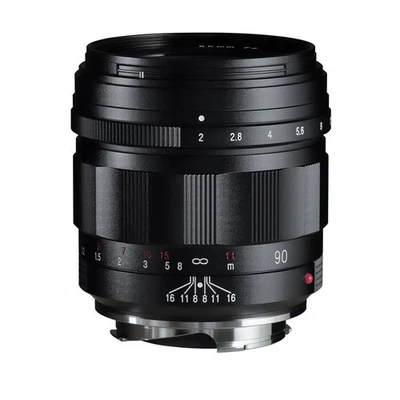 New Voigtlander APO-Ultron 90mm F2 VM Mount Manual Focus Lens - BLACK  - Image 1 of 4