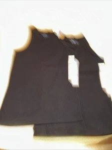 Cat And Jack Girls Sleeveless Black Tanks (2) Large - Picture 1 of 2