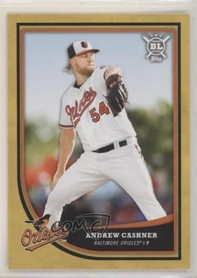 2018 Topps Big League Gold Andrew Cashner #93 - Image 1 of 2