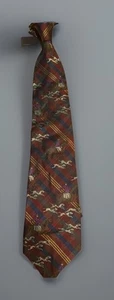 Ralph Lauren Polo Equestrian Hunt Horse Plaid Tie Necktie Made by Hand in USA - Picture 1 of 2