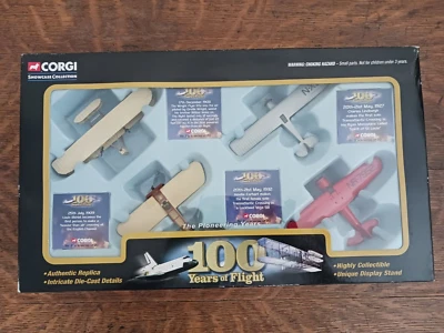 BONITO Corgi Showcase Collection Diecast Set CSCA01004 - 100 Años de Vuelo - Nuevo en Caja Foto 1 de 4
