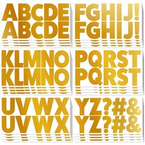 48 Sheets Bulletin Board Letters 2.5 Inch Letter Stickers Large Vinyl Letter ... - Picture 1 of 8
