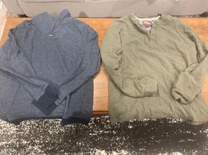 Lot Of 2 Mens Long Sleeves Banana republic And Alesbury L 1570 - Picture 1 of 11