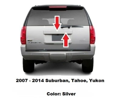 Novo 2007 a 2014 Tahoe Yukon Capa de Licença Aplique Acabamento com Opção de Câmera OEM - Imagem 1 de 4