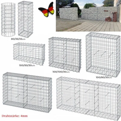 Gabionen Steingabionen Steinkorb Gabione Wand Drahtkorb Steinkorb - Bild 1 von 4