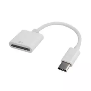 For Apple 30pin Female to USB 3.1 Type-C USB-C Sync Data Charge Adapter Cable - Picture 1 of 5