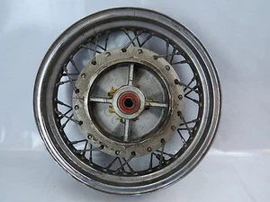 02 Kawasaki EN 500 Rear Wheel STRAIGHT #250 Vulcan Rim Hoop Tire - Picture 1 of 7