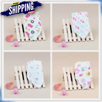 Baby Bibs Newborn Toddler Cotton Feeding Bandana Dribble Boys Girls Gift Set - image 1 of 4