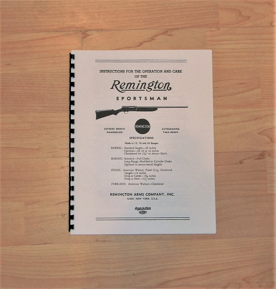 Escopeta Remington Sportsman - Manual de operación y cuidado - #104 Foto 1 de 1