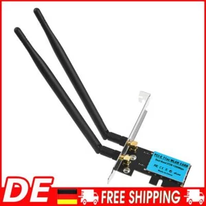 1200Mbps PCI-E Wireless WiFi Card 2.4G/5GHz Dual Band Network Adapter for PC - Zdjęcie 1 z 12