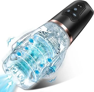 Taza de masturbación masculina automática de succión máquina de mamada manos libres juguete Stroker Foto 1 de 4