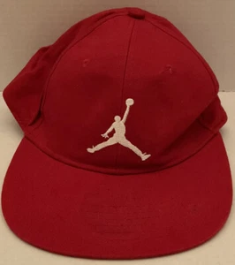 Nike Air Jordan Jumpman Cap Hat Red Adjustable Size Youth - Picture 1 of 5