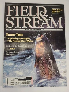 Field & Stream Magazine May 1989 Brown Trout Spinning Strategies Fly Fishing - Imagen 1 de 9