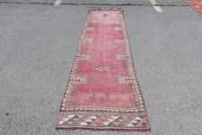 Antique Rugs, Turkish Rugs, Colorful Rugs, Vintage Rug, 2.7x10.9 ft Runner Rug