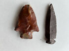 TWO Indian Arrowheads (Midwest Orgin)