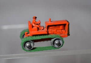 Vintage Lesney Matchbox Caterpillar Bulldozer Orange 8A - Picture 1 of 4