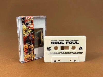 PRO DILLINGER x MALLORI KNOX Soul Foul #07/30 Bone Cassette Tape + Obi Strip NEW - Image 1 of 4