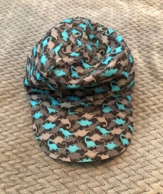 Gorra para niños niños sol playa divertido estampado dinosaurio frijoles saltadores 6-18 m niño pequeño Foto 1 de 2