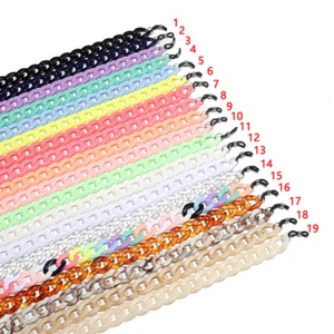 Sonnenbrillenband Kette Acryl Grob Schlüsselband Rutschfest Brillenhalter Kordel - Bild 1 von 34