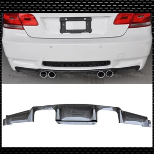 Difusor trasero de fibra de carbono parachoques labio para BMW Serie 3 E92 E93 M3 2008-2013 - Imagen 1 de 12