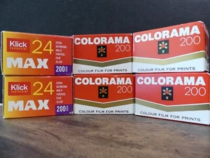 SIX EXPIRED 35MM COLOUR NEGATIVE FILMS - Picture 1 of 2