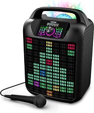 ION Party Rocker Max 2 Portable Bluetooth Party Speaker with Karaoke Microphone