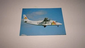 Jersey European Airways Shorts 360 aircraft postcard - Picture 1 of 2