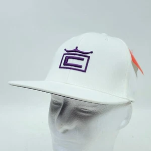 *NEW* COBRA Puma Grant Thornton TOUR EXCLUSIVE Golf Hat Flexfit 110 Bright White - Picture 1 of 10