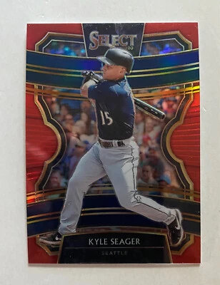 2020 Panini Select Red Prizm #44  Kyle Seager    /199 - Image 1 of 2