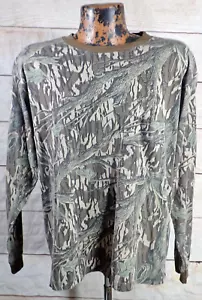 Rare Vintage Mossy Oak Original Pocket Shirt Mens Large 80s Hunting Camouflage - Picture 1 of 10