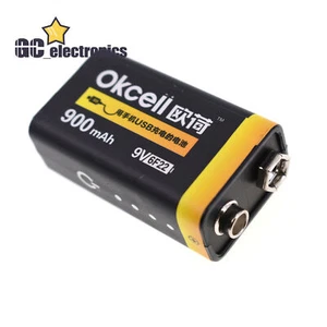 2 Stück USB Wiederaufladbar 9V 900mAh Lipo Akku für RC Hubschrauber Mikrofon A3GS - Bild 1 von 6