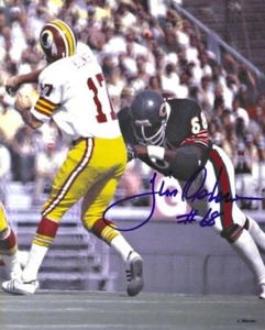 Signed 8x10 JIM OSBORNE Chicago Bears  Autographed photo - w/COA - Picture 1 of 1