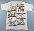 Vintage KWBL T-shirt damski XL western kowbojki kozaki południowo-zachodnie ręcznie zdobione USA