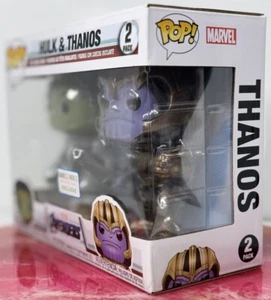 Funko Pop! Hulk and Thanos 2 Pack Marvel Avengers Barnes and Noble Damaged Box - Picture 1 of 7