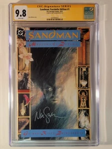 Sandman #1 CGC 9.8 SS firmato Neil Gaiman facsimile - Foto 1 di 2