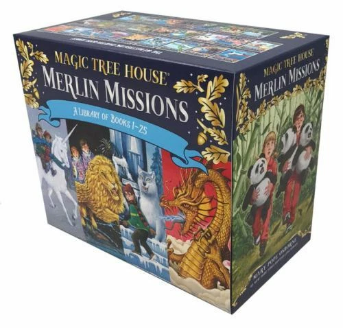 Magic Tree House Merlin Missions Books 1-25 Boxed Set by Mary Pope Osborne (2017, Box or Slipcased / Digest Paperback)