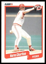 1990 Fleer Norm Charlton Cincinnati Reds #416