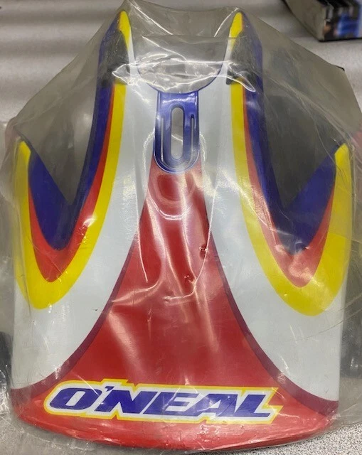 ONEAL 904 HELMET VISOR LARGE RED/BLUE/YELLOW Foto 1 de 1