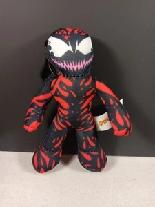 Marvel Spiderman Super Hero Carnage 6” Llavero de Peluche Clip de Empuje Nuevo - Imagen 1 de 4