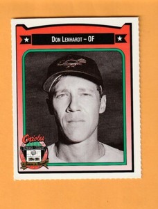 Don Lenhardt Baltimore Orioles 1991 Crown card #259 Illinois Illini 8H