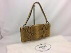 "Authentische Prada Python Schultertasche schwarz 7K220580m""