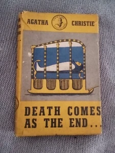 1947 AGATHA CHRISTIE Crime Club Novel DEATH COMES AS THE END + Original Jacket - Picture 1 of 7