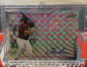 2017 Leaf Metal Perfect Game Triston Casas Pink Variation Auto 5/7 Red Sox - Picture 1 of 2