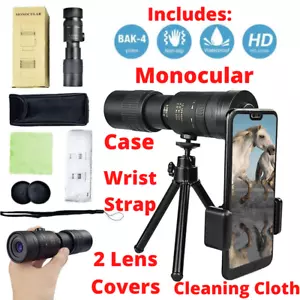 Best 10-300x40mm Monocular Telescope Phone HD Pocket Zoom Unusual Gifts For Men - Picture 1 of 12