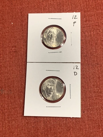 2012 P & D JEFFERSON NICKELS FROM NEW BANK ROLLS (FREE SHIPPING) Cover