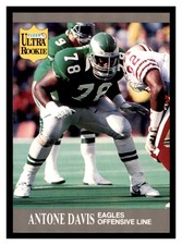 1991 Fleer Ultra Update #U-70 ANTONE DAVIS RC Philadelphia Eagles Rookie